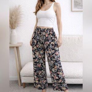 Floral Women's Straight Leg Pants